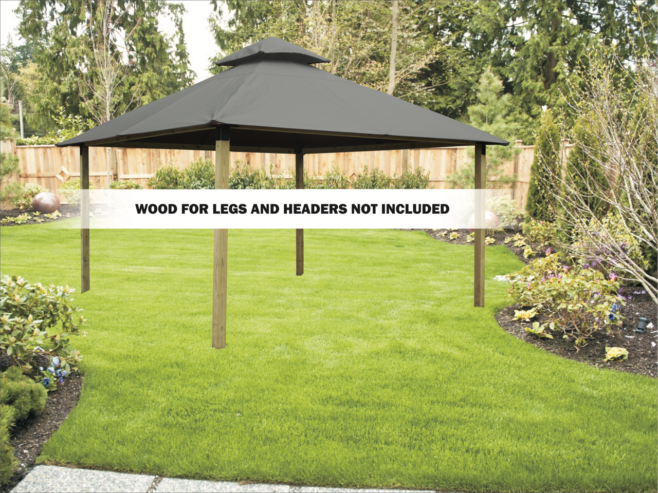 ACACIA Gazebo Roof Framing and Mounting Kit With SunDURA Canopy