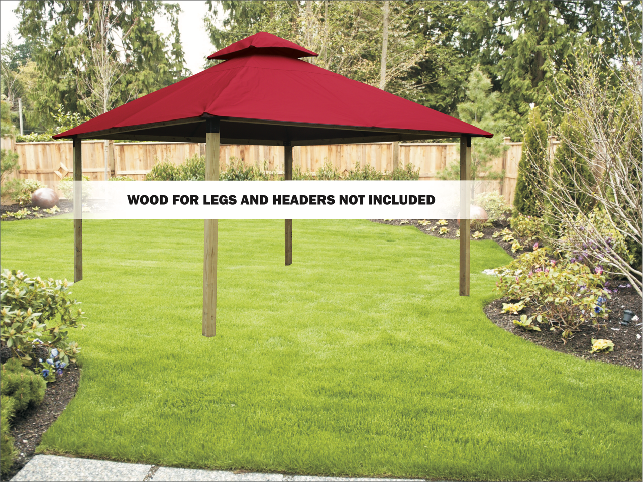 ACACIA Gazebo Roof Framing and Mounting Kit With SunDURA Canopy