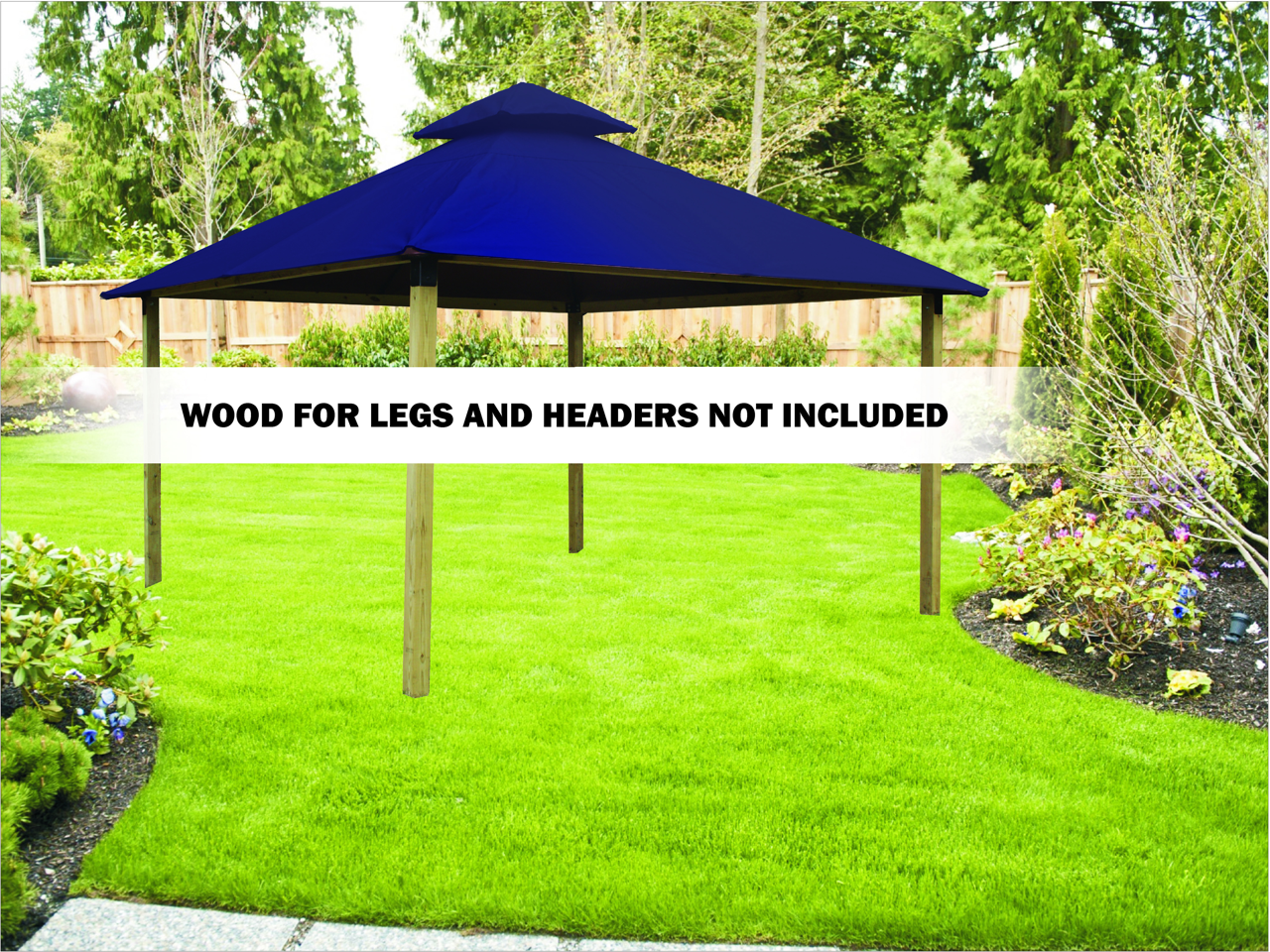 ACACIA Gazebo Roof Framing and Mounting Kit With SunDURA Canopy
