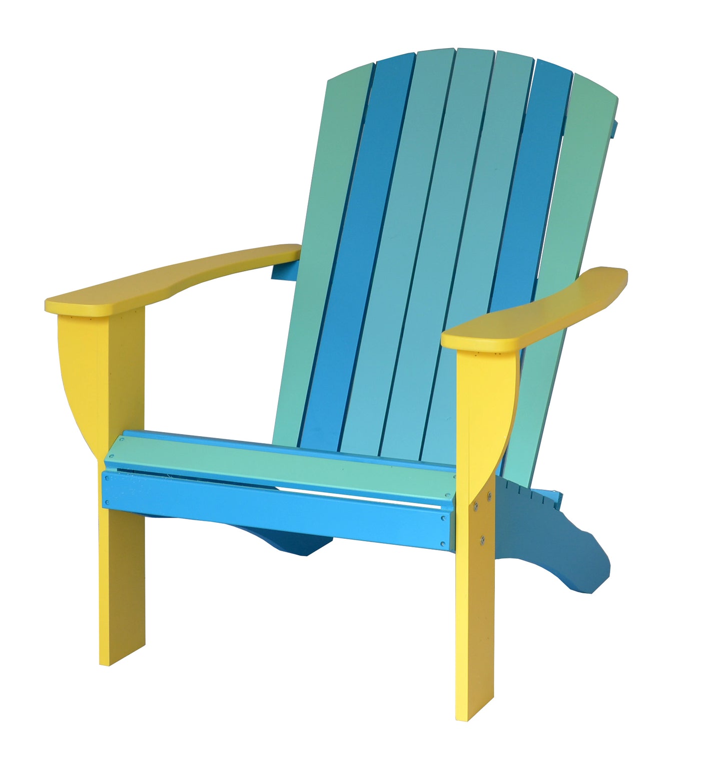 Riverstone Solid Cedar Adirondack Extra Wide Chair with build in bottle opener & matching folding table