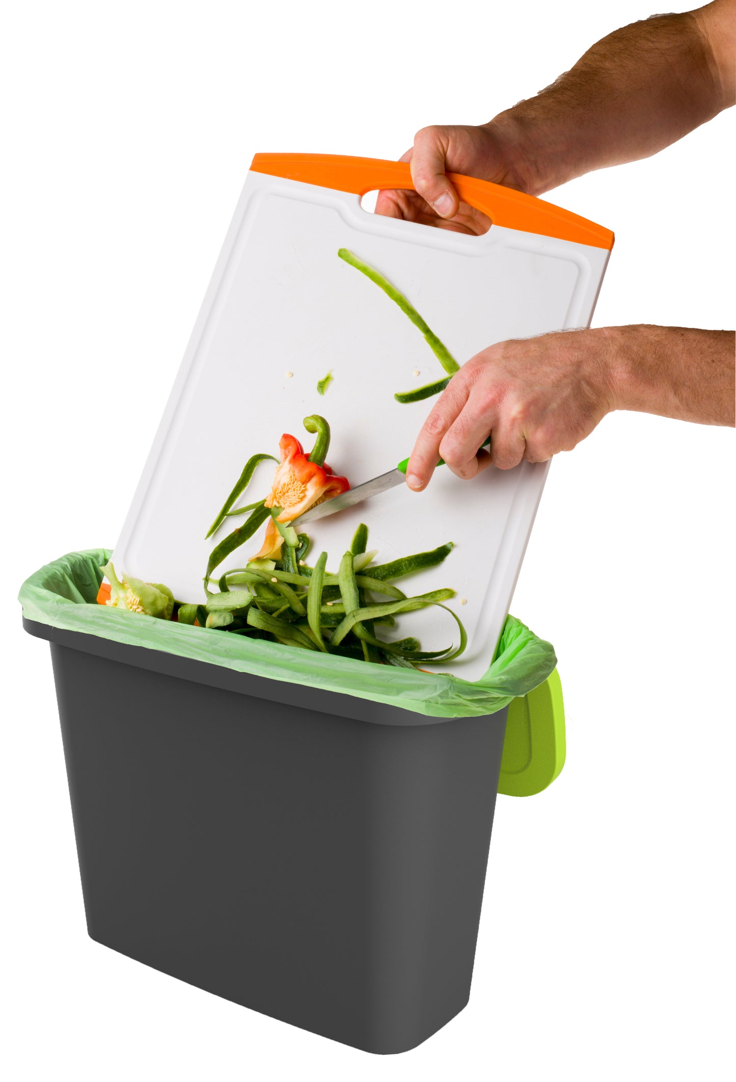 Maze Large 2.4 Gallon Kitchen Caddie Compost Bin