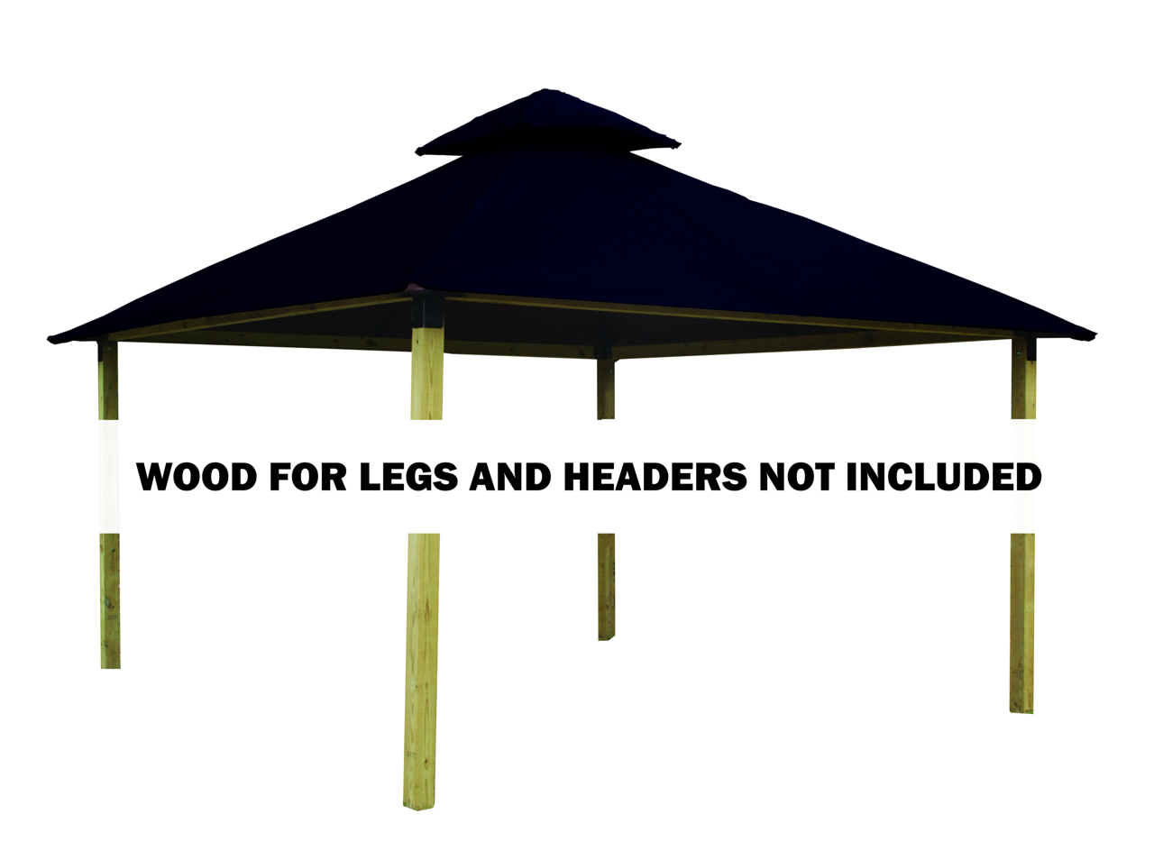 ACACIA Gazebo Roof Framing and Mounting Kit With OutDURA Canopy