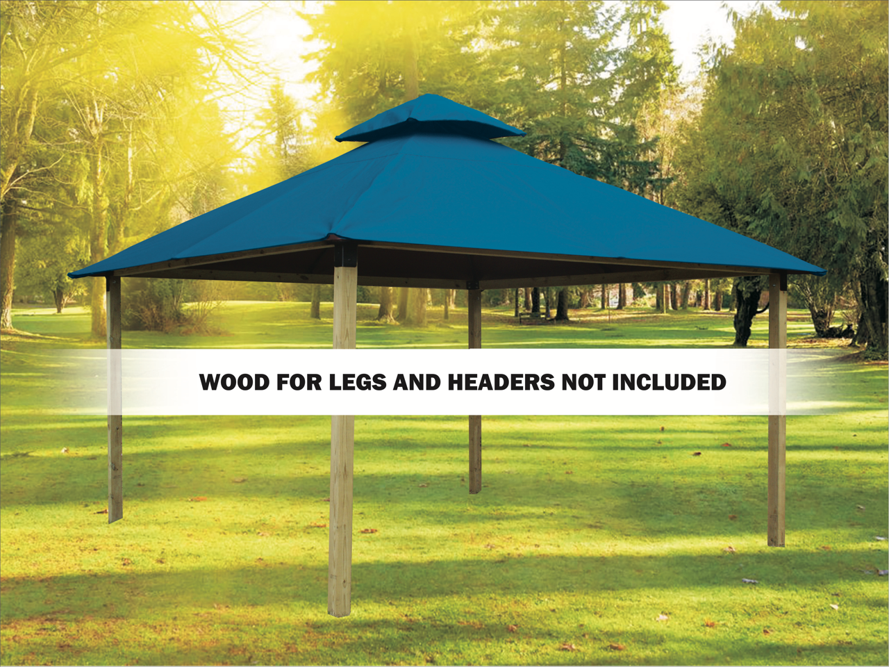 ACACIA Gazebo Roof Framing and Mounting Kit With OutDURA Canopy