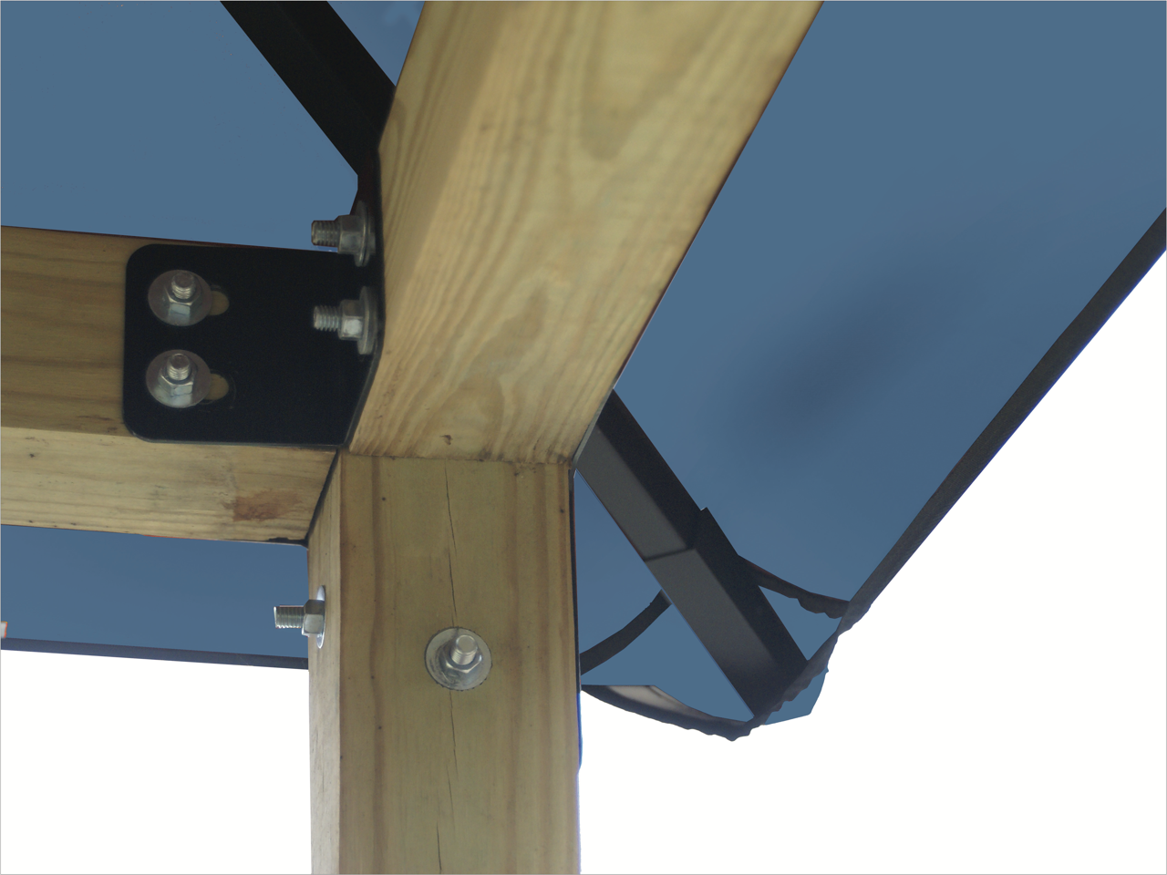 ACACIA Gazebo Roof Framing and Mounting Kit With SunDURA Canopy