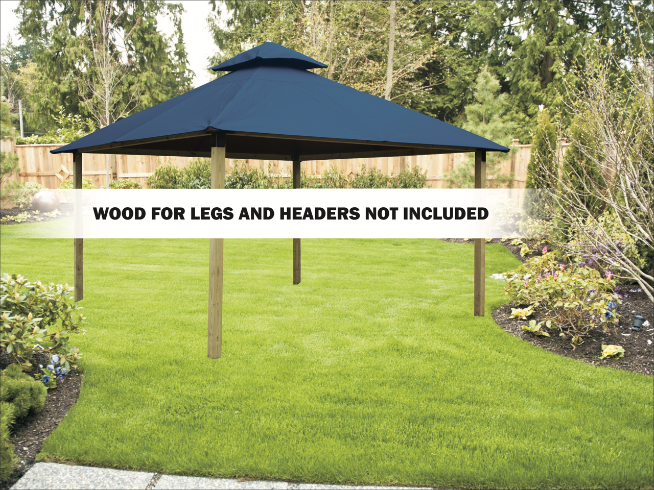 ACACIA Gazebo Roof Framing and Mounting Kit With SunDURA Canopy