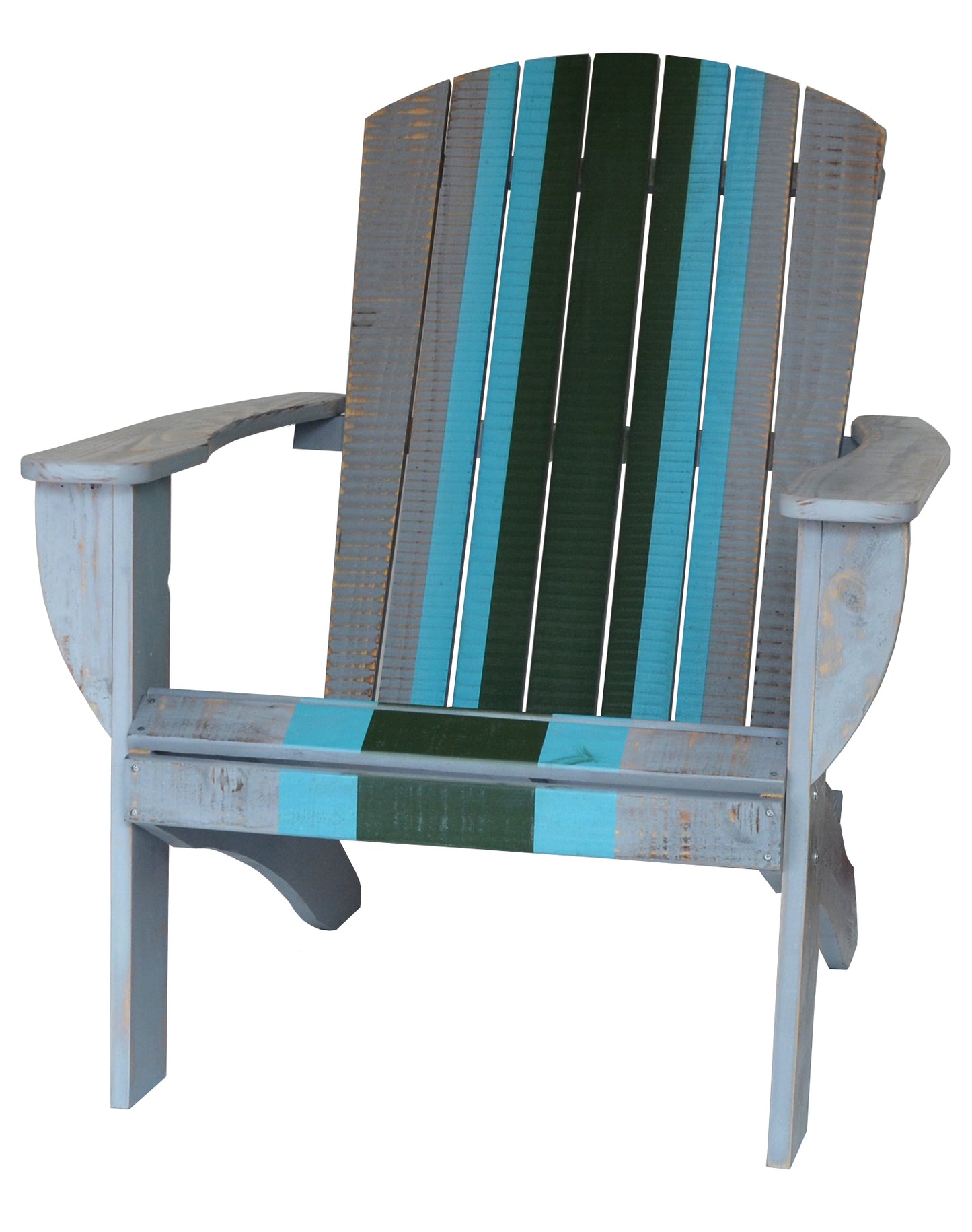 Riverstone Solid Cedar Adirondack Extra Wide Chair with build in bottle opener & matching folding table