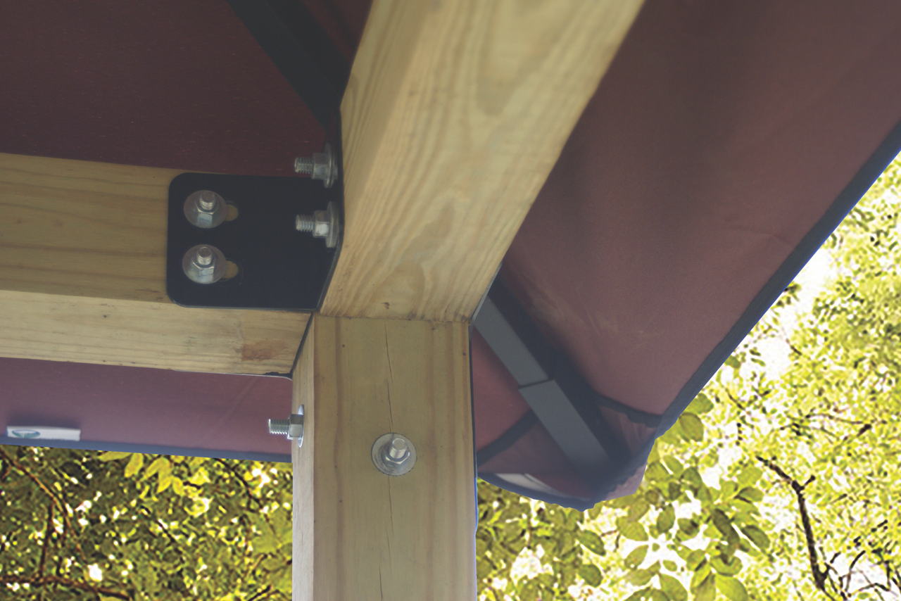 ACACIA Gazebo Roof Framing and Mounting Kit With SunDURA Canopy