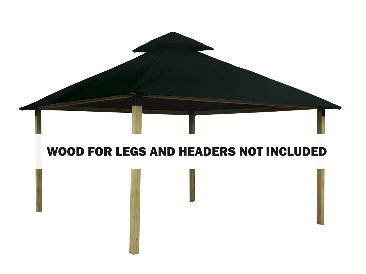 ACACIA Gazebo Roof Framing and Mounting Kit With OutDURA Canopy