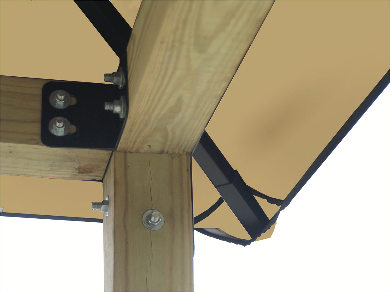 ACACIA Gazebo Roof Framing and Mounting Kit With SunDURA Canopy