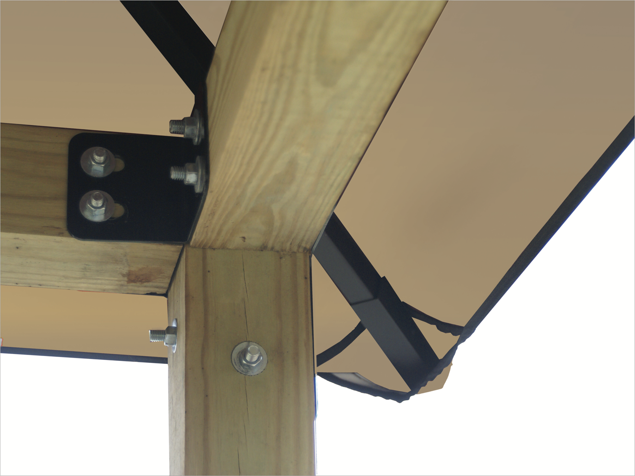 ACACIA Gazebo Roof Framing and Mounting Kit With OutDURA Canopy