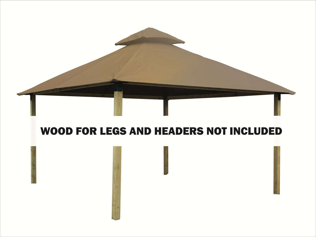 ACACIA Gazebo Roof Framing and Mounting Kit With OutDURA Canopy