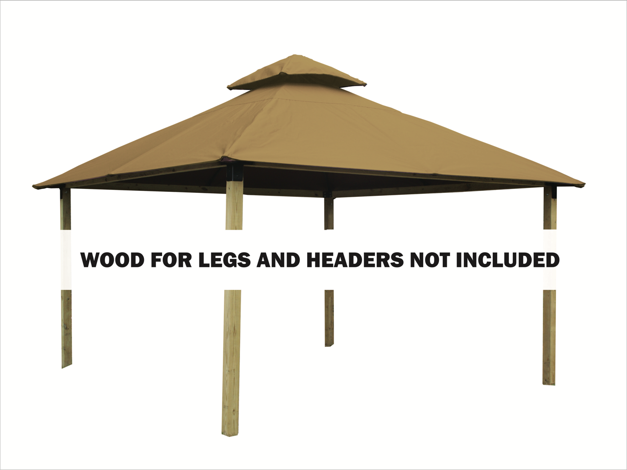ACACIA Gazebo Roof Framing and Mounting Kit With SunDURA Canopy