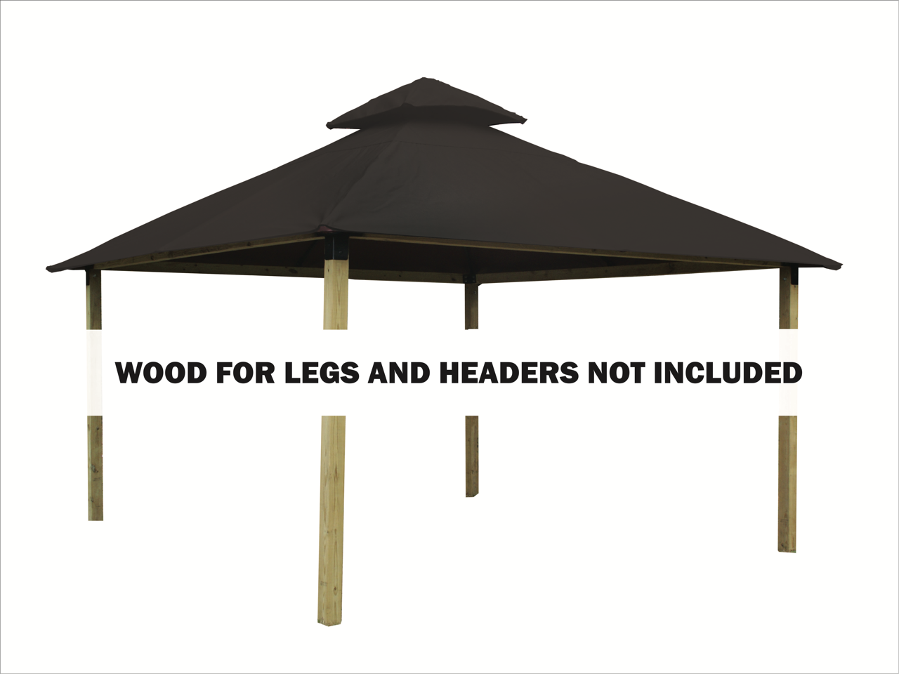 ACACIA Gazebo Roof Framing and Mounting Kit With OutDURA Canopy