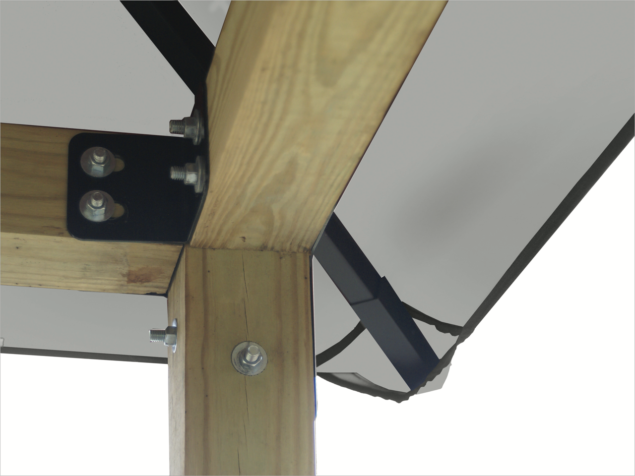 ACACIA Gazebo Roof Framing and Mounting Kit With SunDURA Canopy