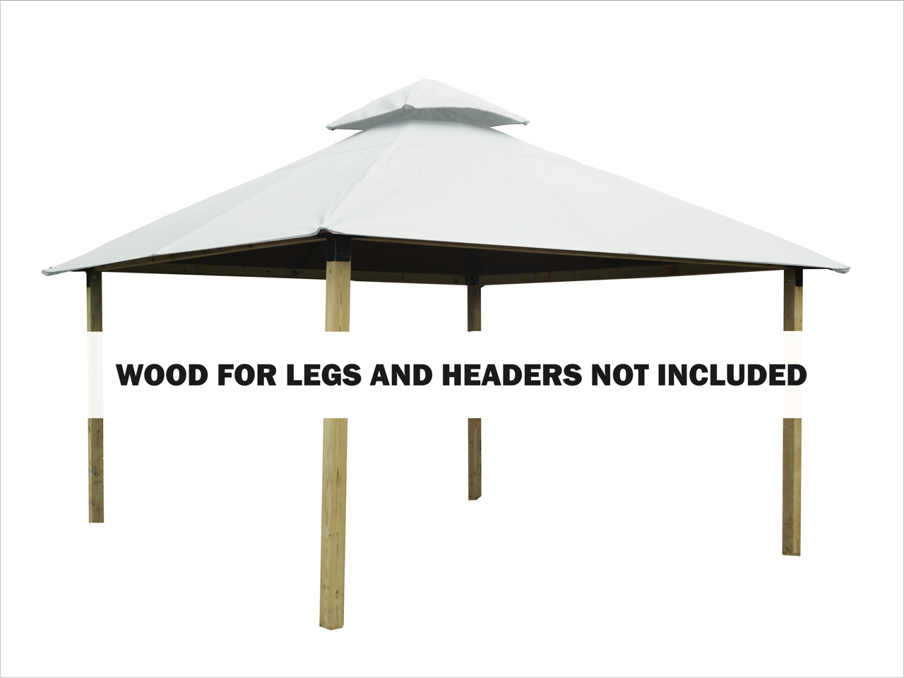 ACACIA Gazebo Roof Framing and Mounting Kit With OutDURA Canopy