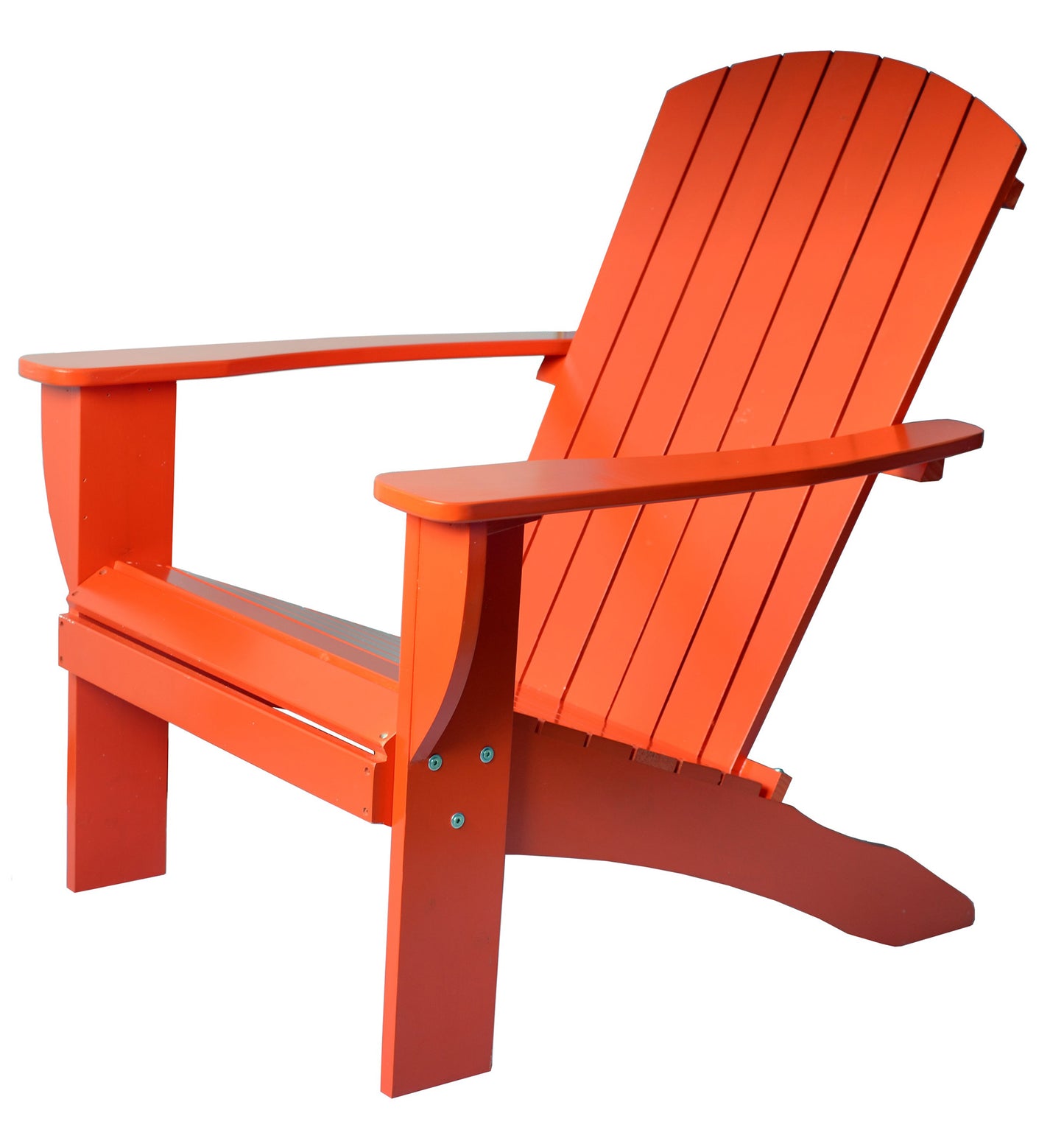 Riverstone Solid Cedar Adirondack Extra Wide Chair with build in bottle opener & matching folding table