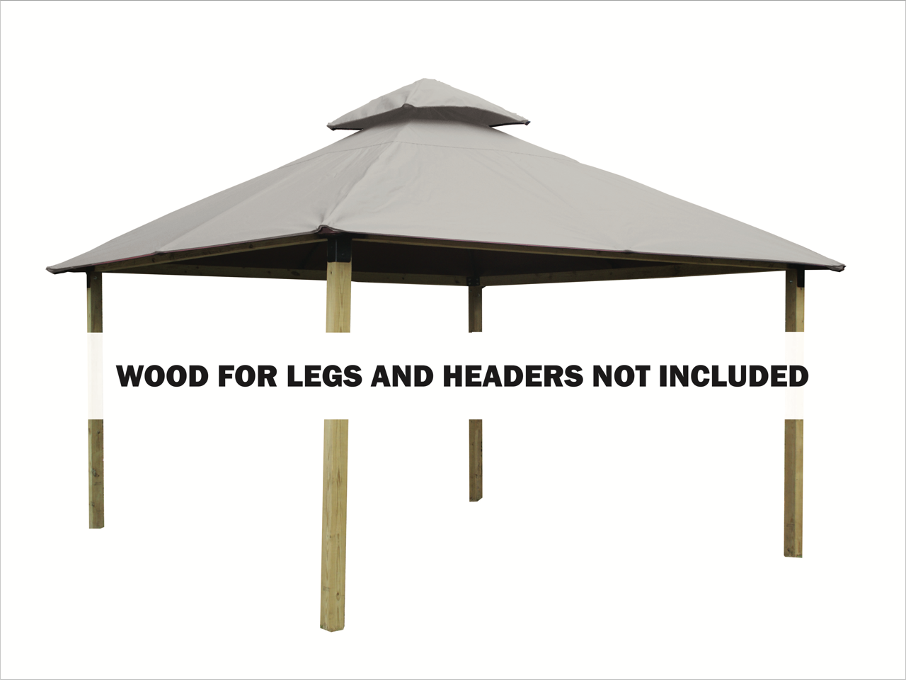 ACACIA Gazebo Roof Framing and Mounting Kit With OutDURA Canopy