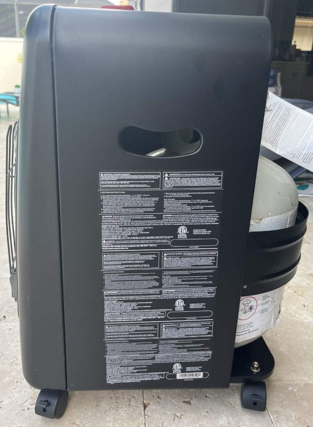 RSI Outdoor PATIO PORTABLE RADIANT HEATING