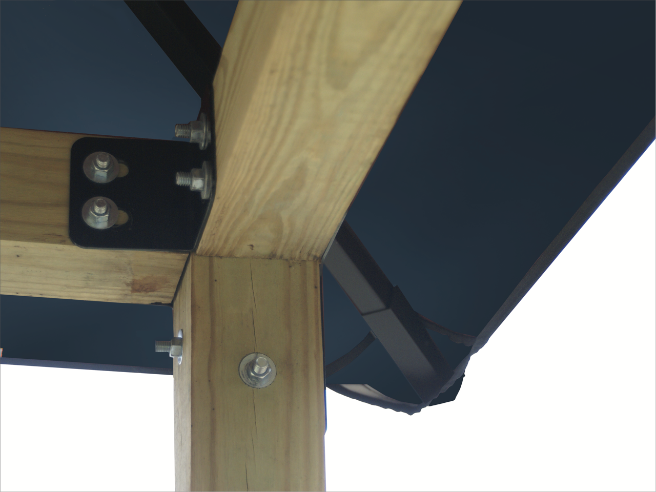 ACACIA Gazebo Roof Framing and Mounting Kit With OutDURA Canopy