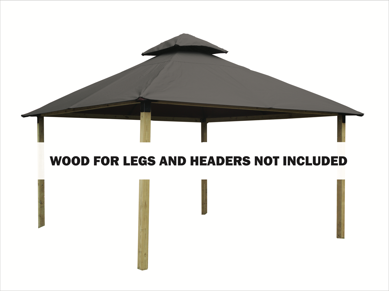 ACACIA Gazebo Roof Framing and Mounting Kit With SunDURA Canopy