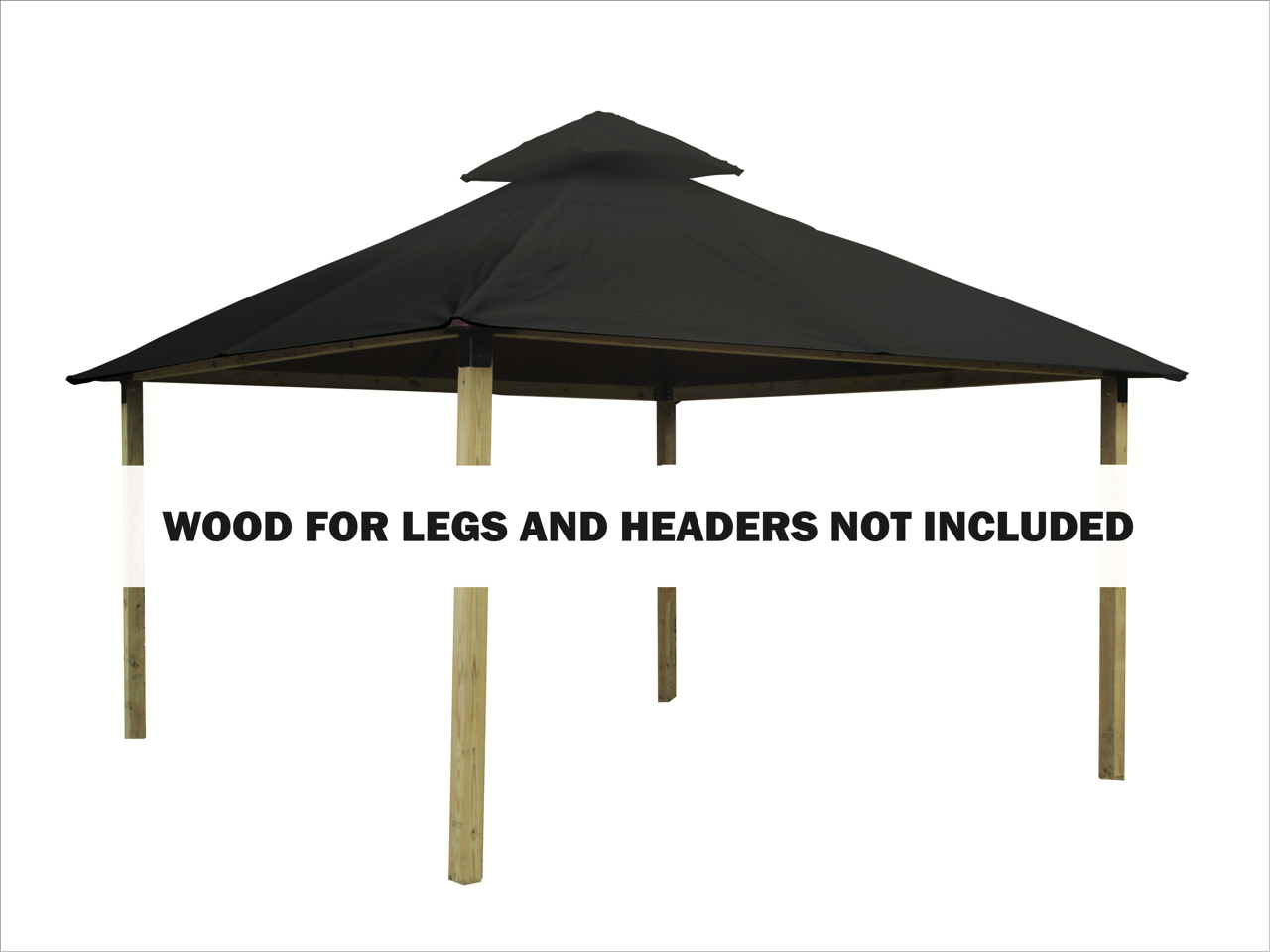 ACACIA Gazebo Roof Framing and Mounting Kit With OutDURA Canopy