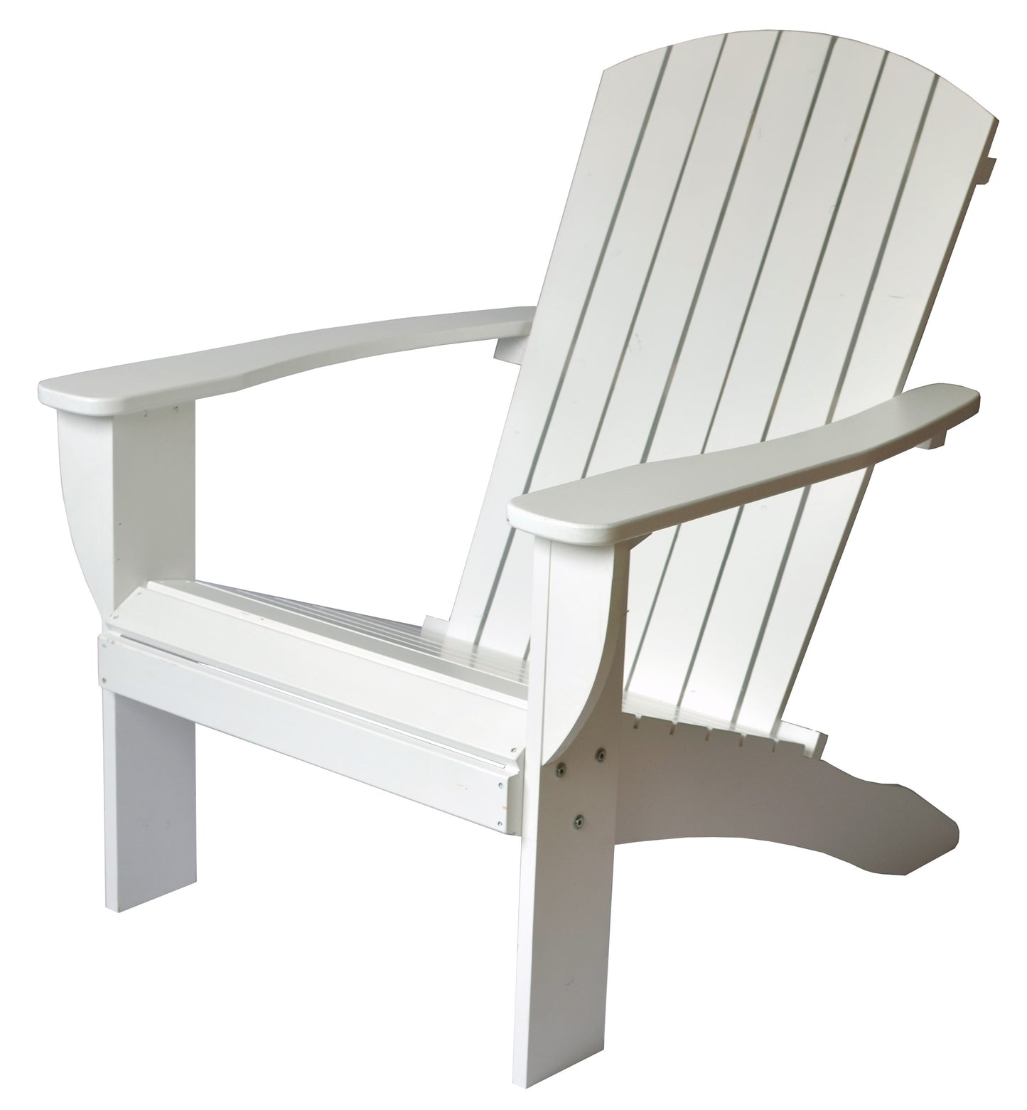 Riverstone Solid Cedar Adirondack Extra Wide Chair with build in bottle opener & matching folding table