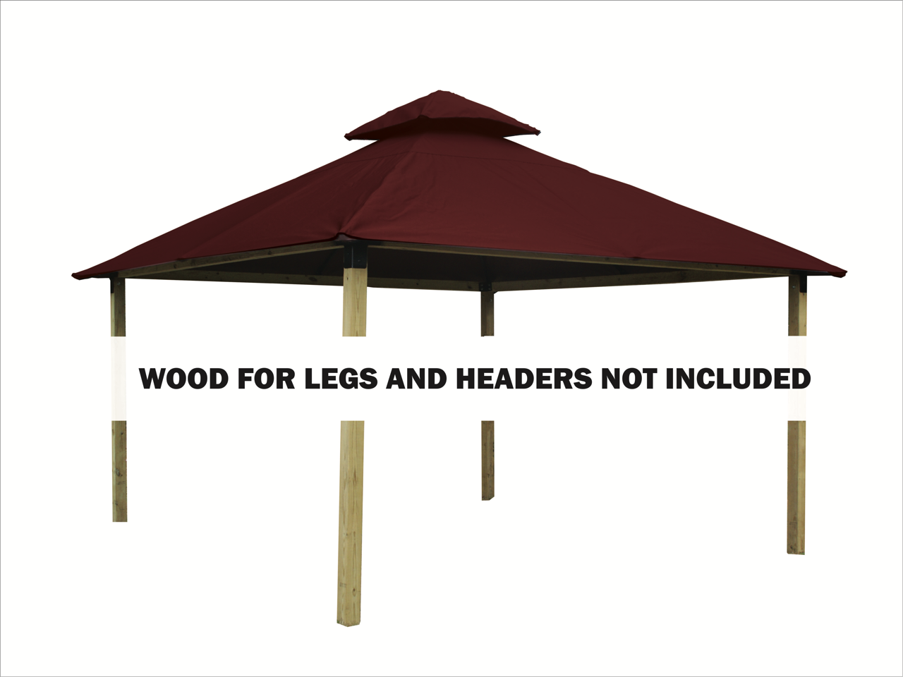 ACACIA Gazebo Roof Framing and Mounting Kit With OutDURA Canopy