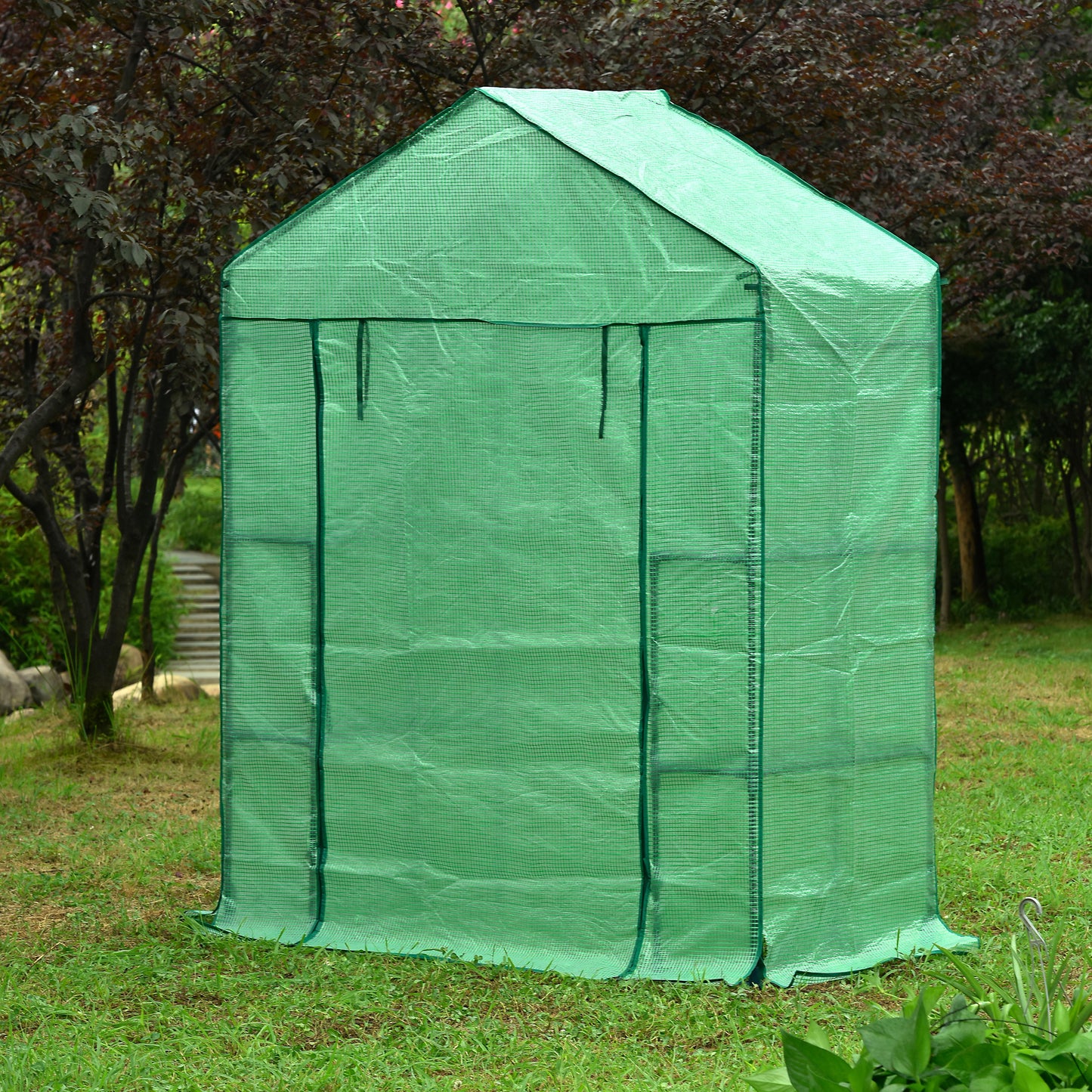 Genesis Portable Walk In Greenhouse with Heavy Duty Opaqua Cover