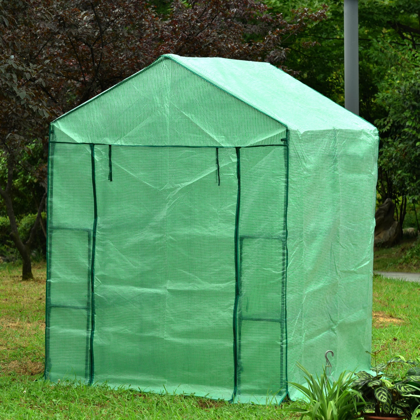 Genesis Portable Walk In Greenhouse with Heavy Duty Opaqua Cover