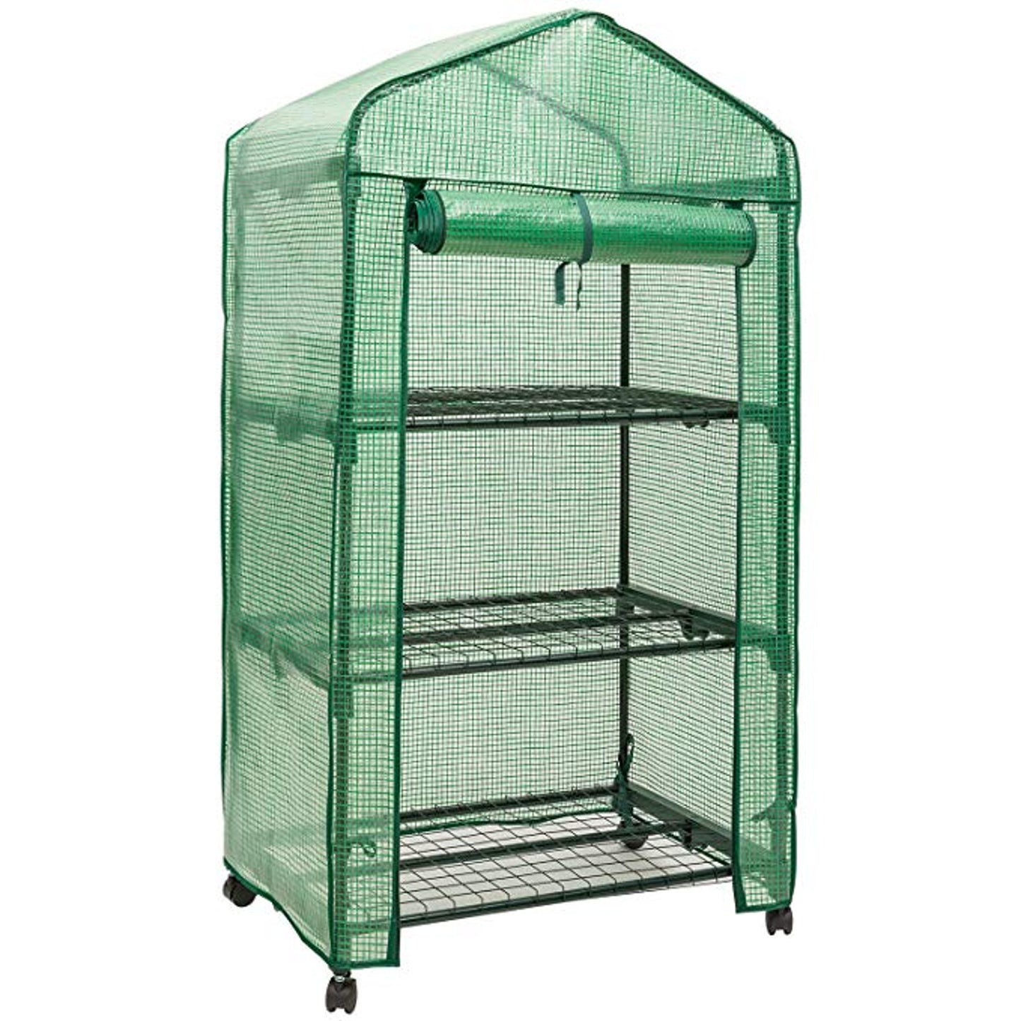 GENESIS Portable Rolling Greenhouse with Opaque Cover