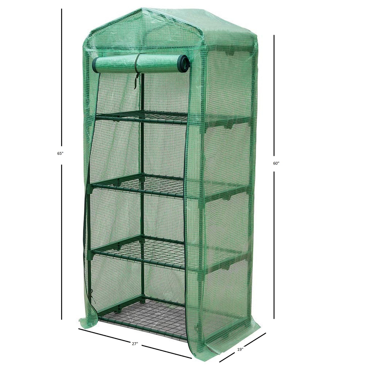 GENESIS Portable Rolling Greenhouse with Opaque Cover