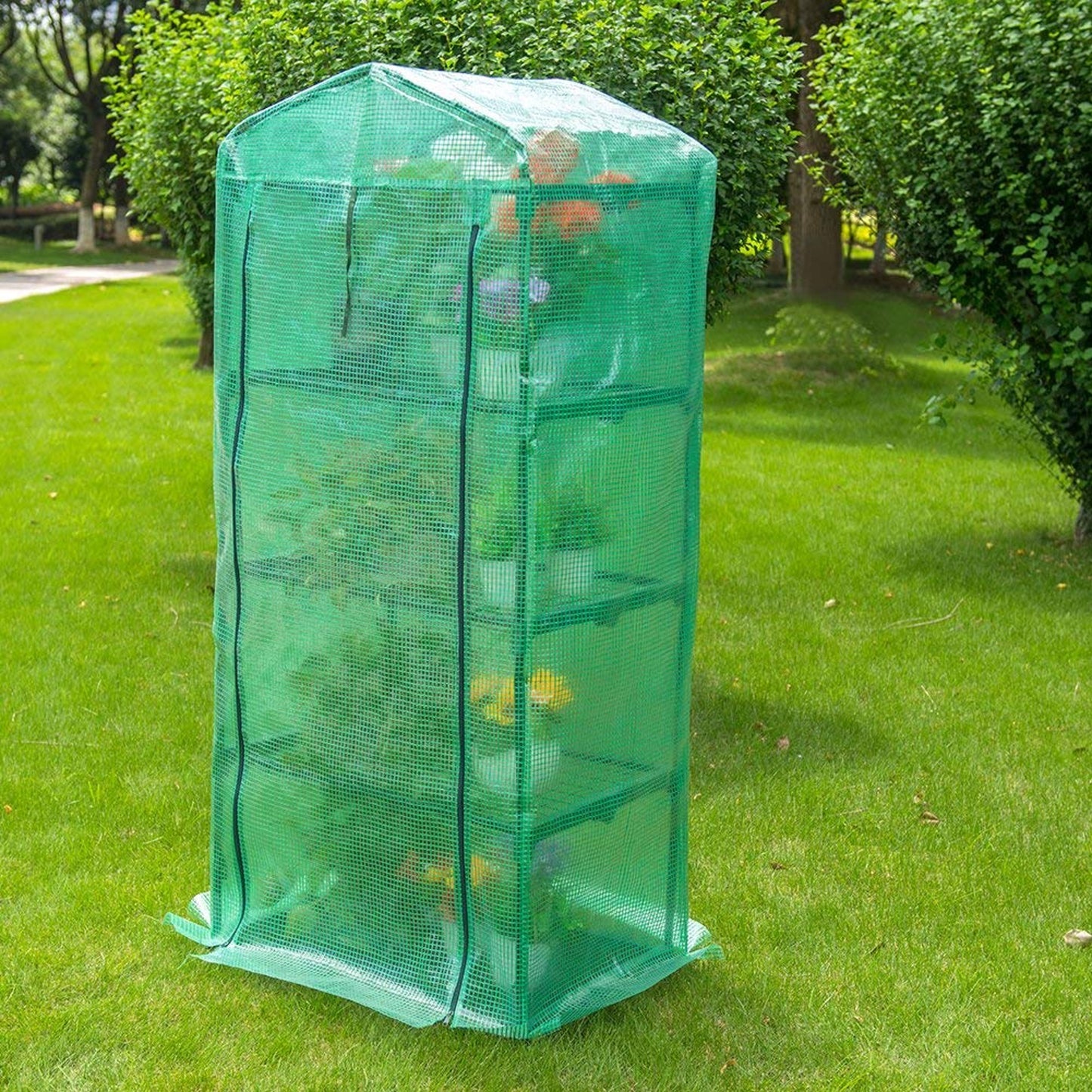 GENESIS Portable Rolling Greenhouse with Opaque Cover