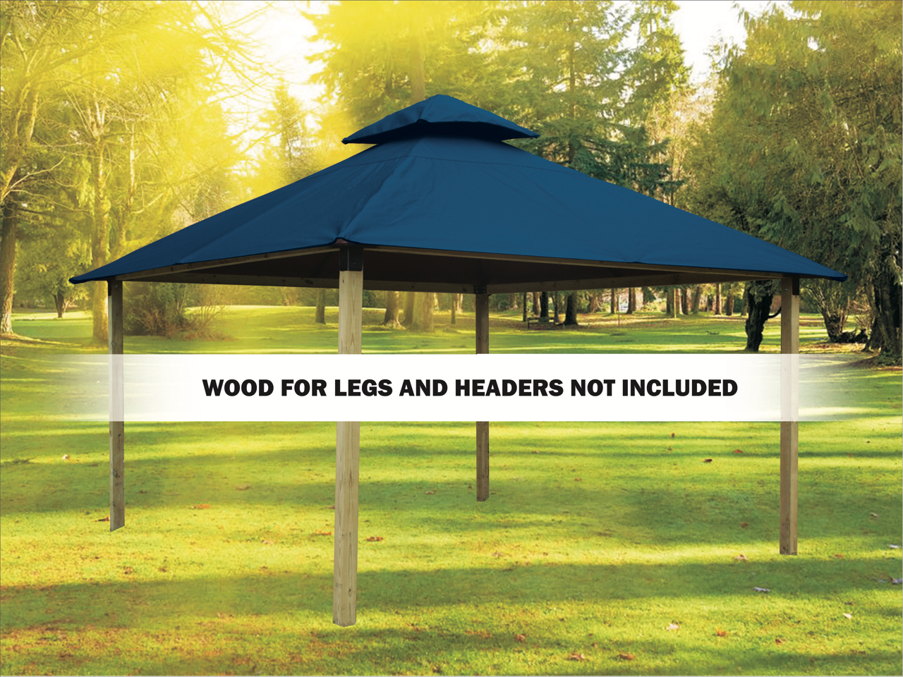 ACACIA Gazebo Roof Framing and Mounting Kit With OutDURA Canopy