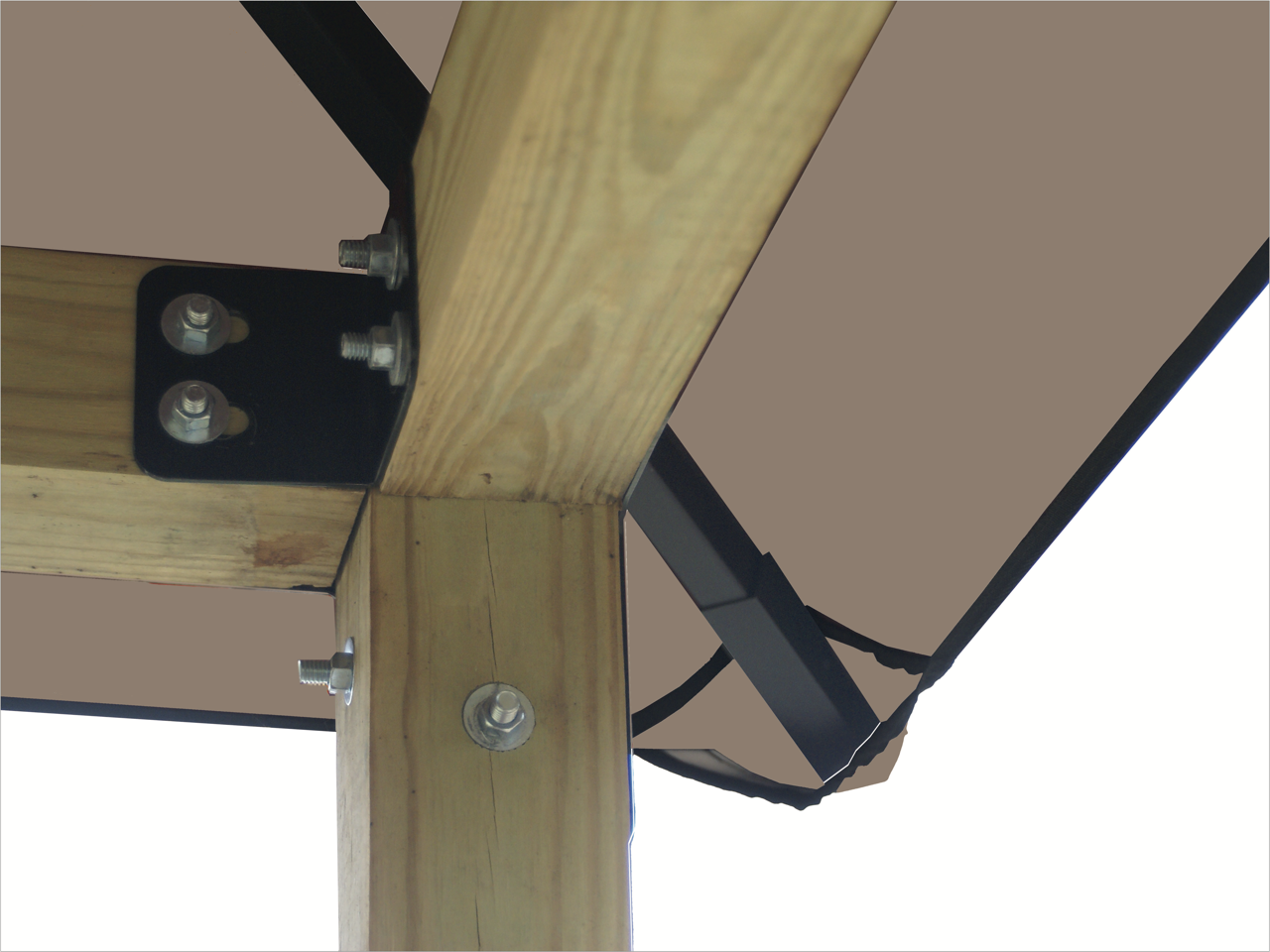 ACACIA Gazebo Roof Framing and Mounting Kit With OutDURA Canopy