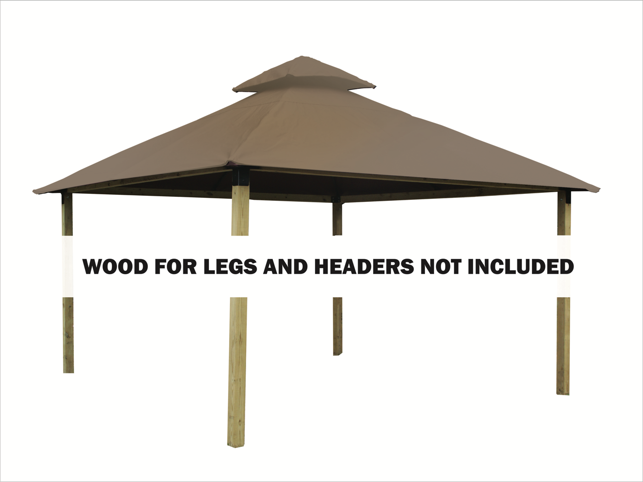 ACACIA Gazebo Roof Framing and Mounting Kit With OutDURA Canopy