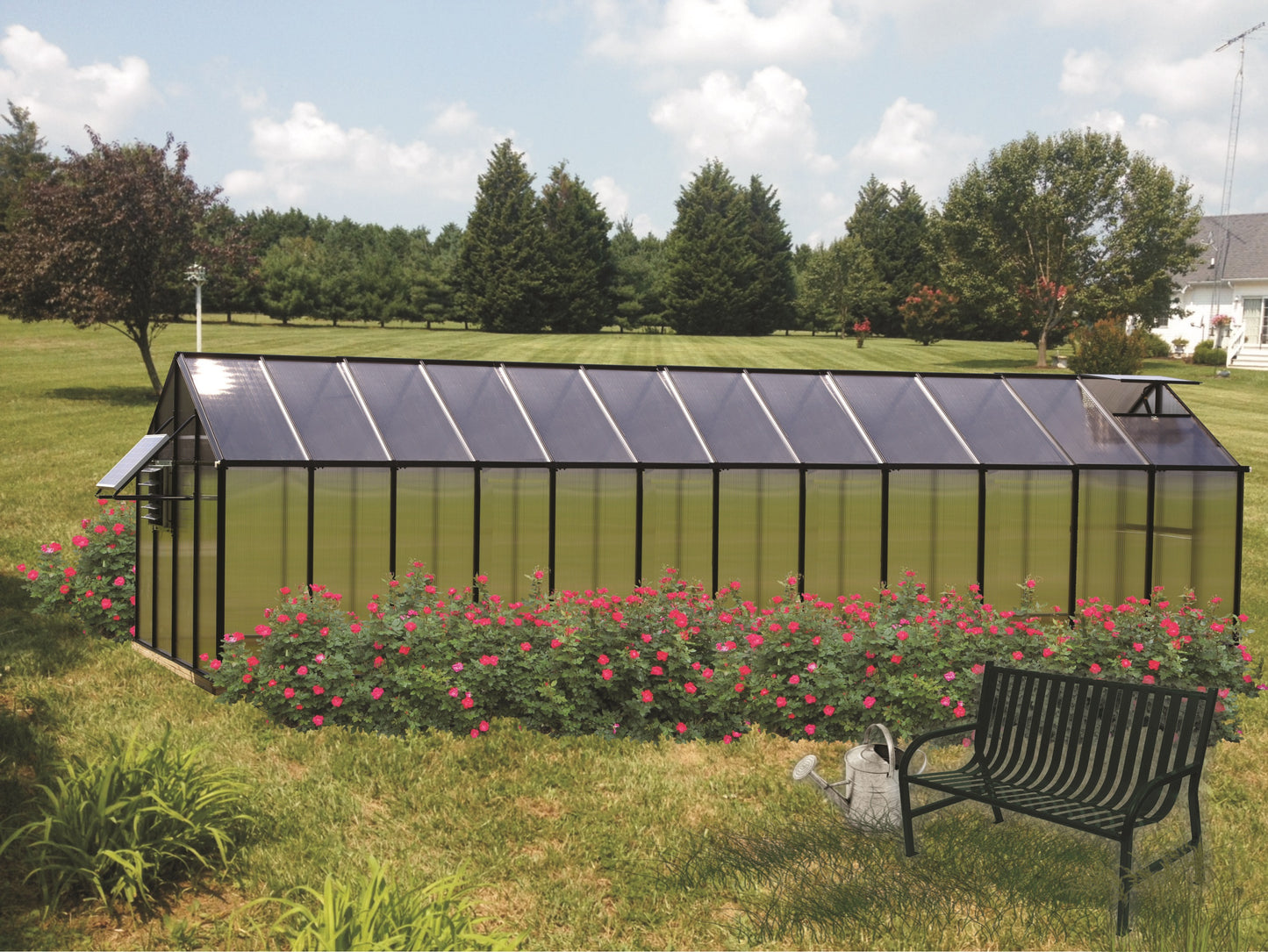 MONT Mojave Edition Black Finish Greenhouse with Heater