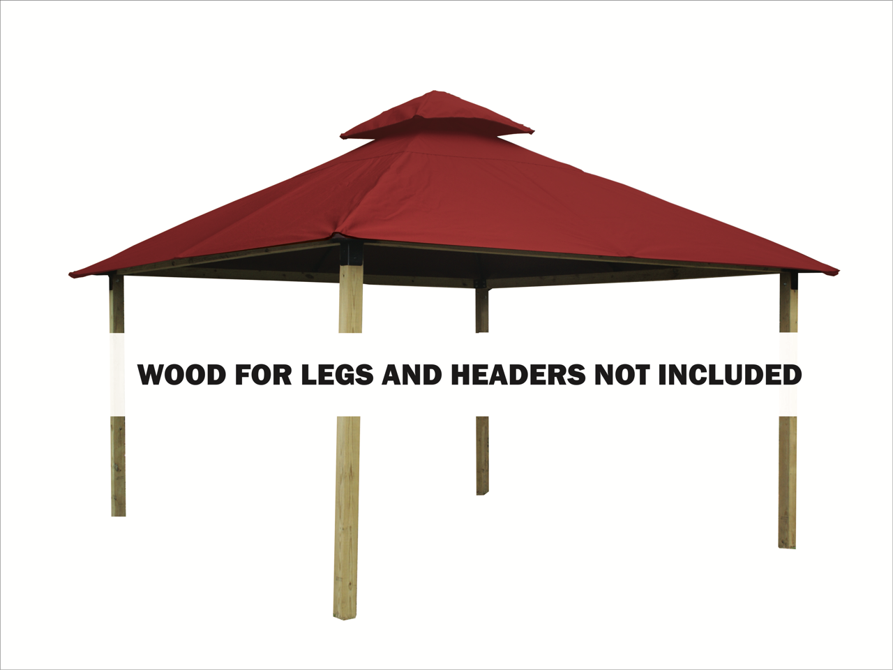 ACACIA Gazebo Roof Framing and Mounting Kit With OutDURA Canopy