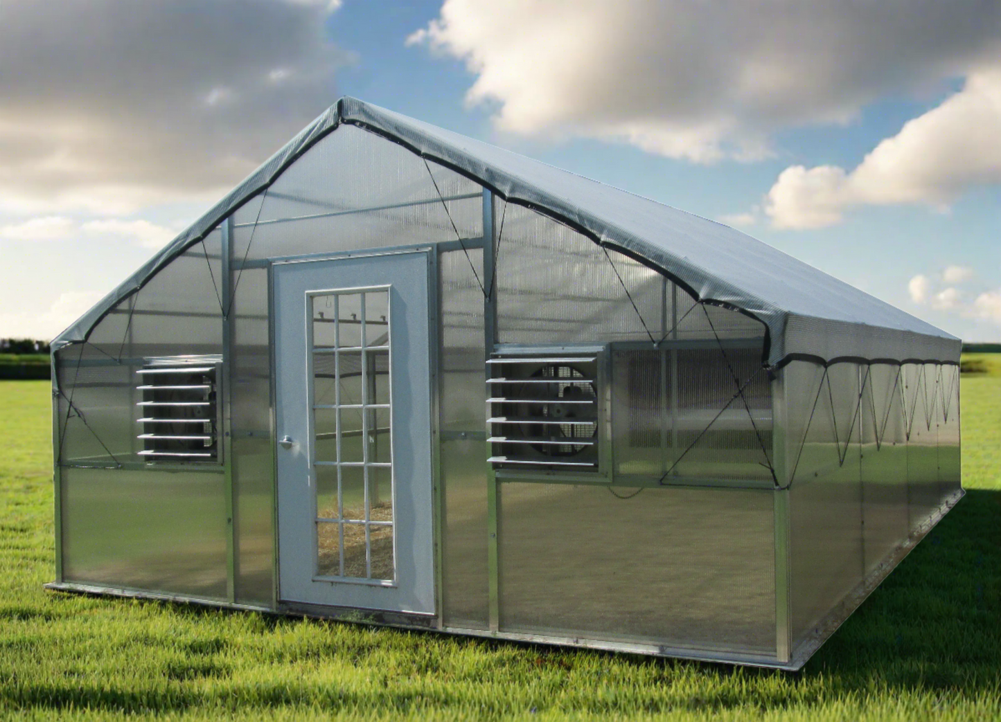 Whitney Educational Greenhouse Kit With 8FT High Walls